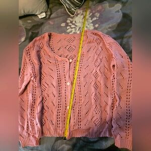 Pink Knit Women's Sweater